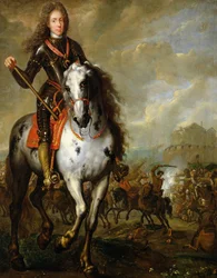 サヴォイのウジェーヌ王子の騎馬像（1663-1736）c.1700-10